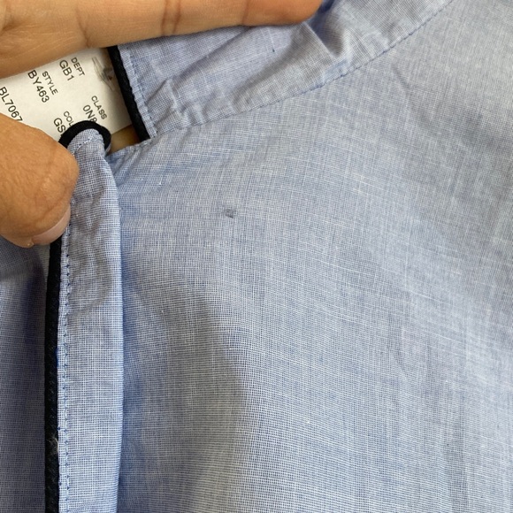 J. Crew Dreamy cotton-blend short-sleeve pajama pant set XS MONOGRAMMED - Picture 4 of 8